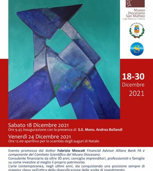  Dal 18 al 30 dicembre l’arte di Bartolomeo Gatto al Museo Diocesano con “Itinerari”