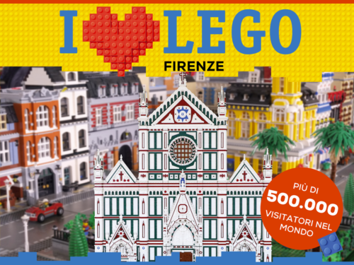  A Firenze, I LOVE LEGO, il mondo che ognuno può costruire, la mostra fino al 31 gennaio