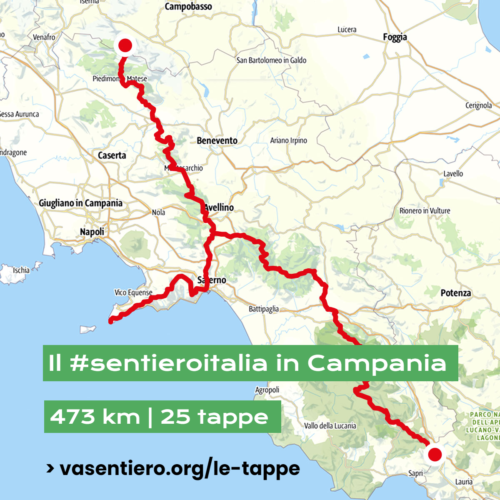  Alla scoperta della Campania con la guida digitale di Và sentiero sul Sentier Italia