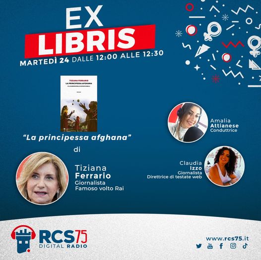  Su RCS Ex Libris con Tiziana Ferrario e “La principessa Afghana e il giardino delle giovani ribelli”