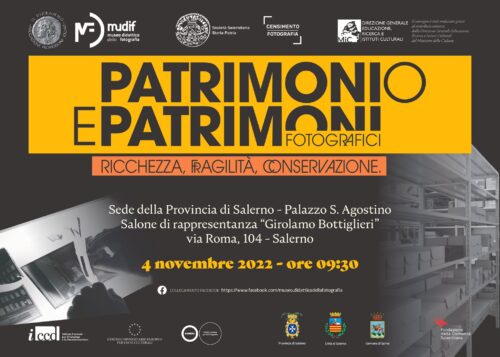  “Patrimonio e Patrimoni fotografici”: a Palazzo Sant’Agostino due panel di discussione con enti di settore, professionisti, docenti e scuole