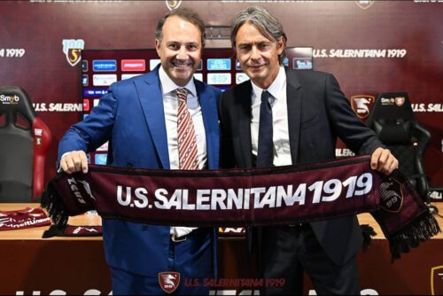  Iervolino presenta il nuovo allenatore. Pippo Inzaghi a Salerno per ridiventare Super