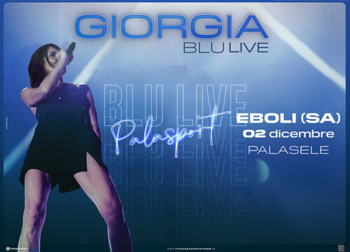  Al PalaSele di Eboli, Giorgia con “BLU LIVE – PALASPORT”