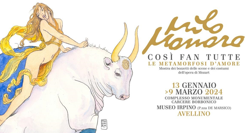  “Così fan tutte”: prima assoluta nazionale al Carcere Borbonico di Avellino della mostra di Milo Manara