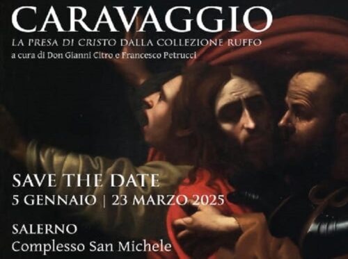  Mercoledì Arte: a Salerno vernissage della mostra “Caravaggio. La presa di Cristo”