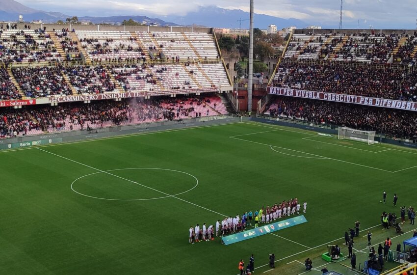  Salernitana al fotofinish: 2 – 1 alla Reggiana.